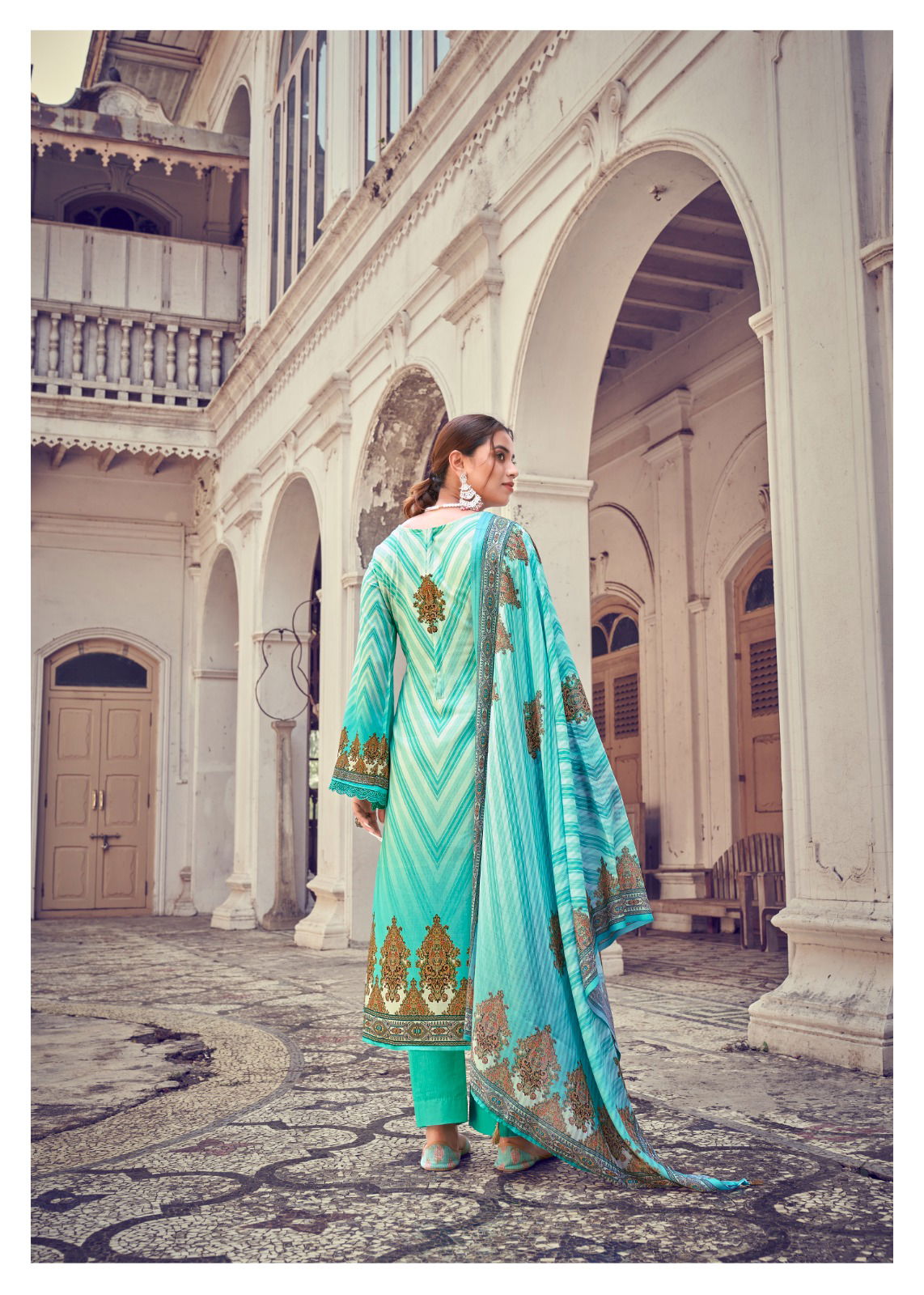 Aarzoo By Heritage Printed Dress Material Catalog